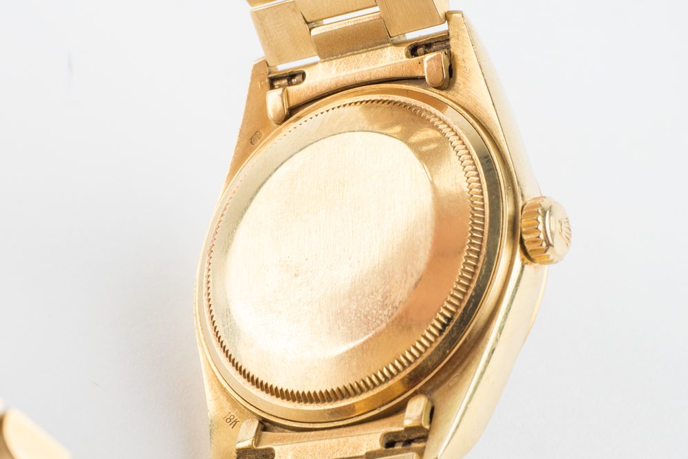 Men's 18K Yellow Gold Rolex Oyster Perpetual Day Date President Model 18038 Watch