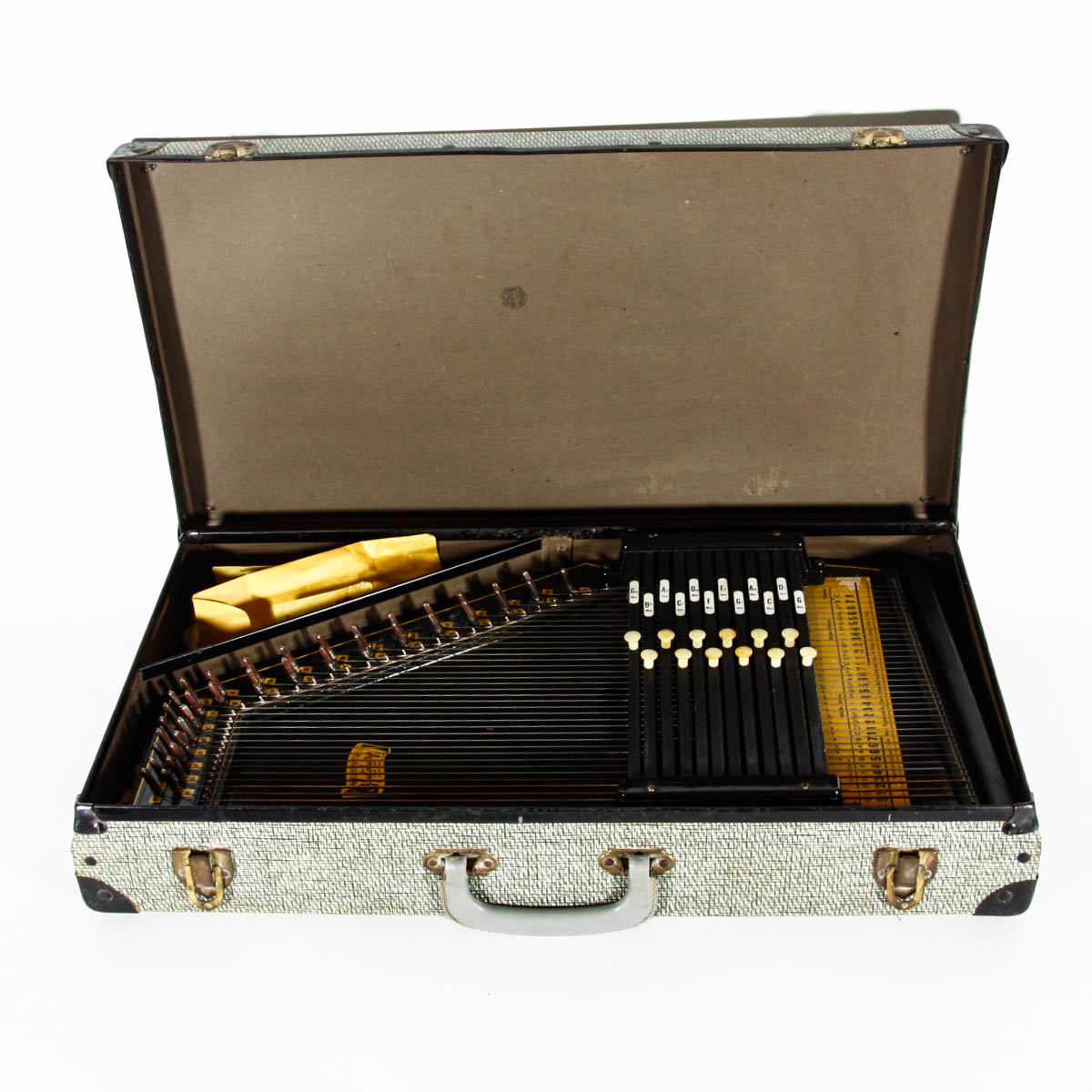 Vintage Bell Brand Autoharp With Case