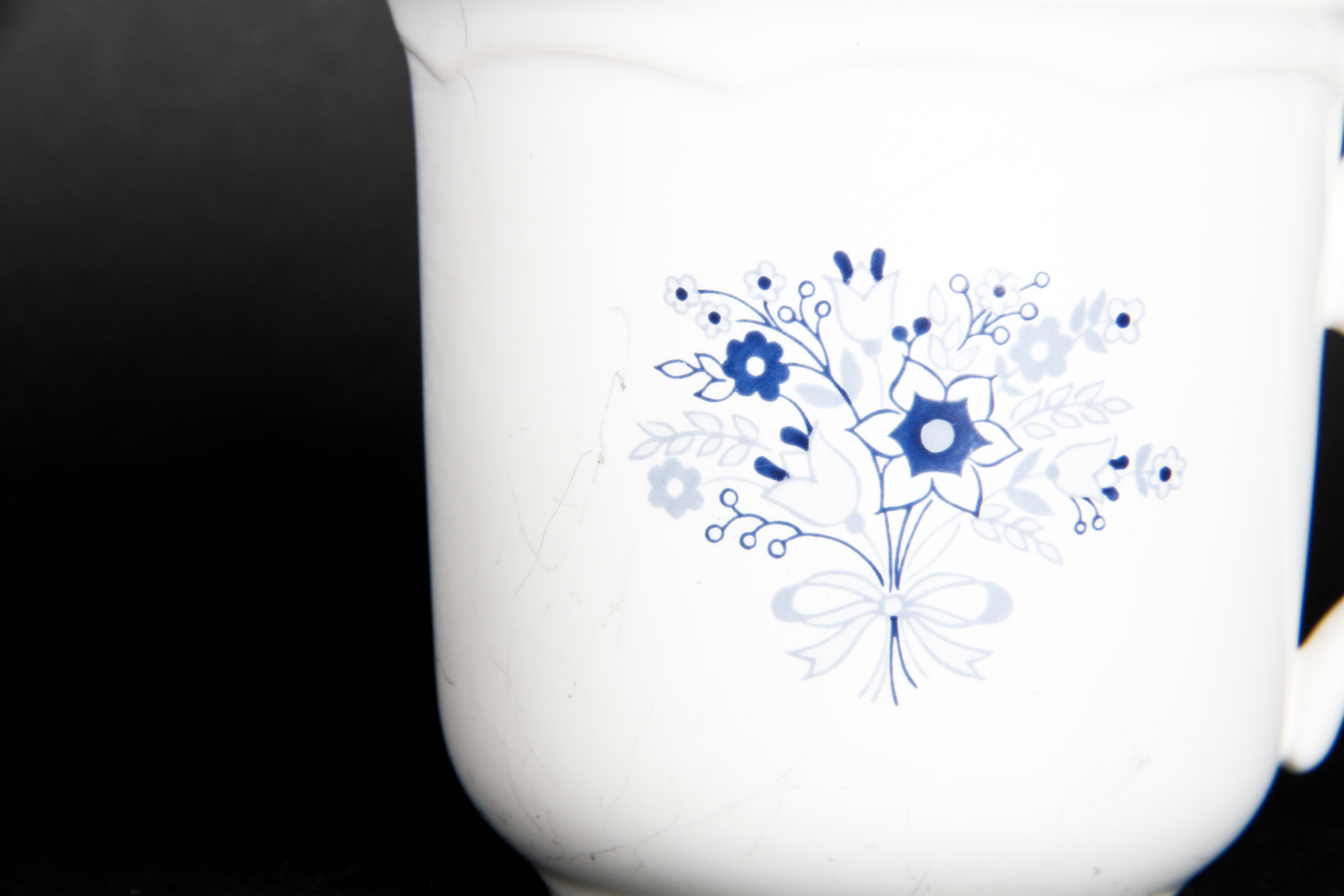 Collection of Vintage Lenox Blue Ribbon Tableware