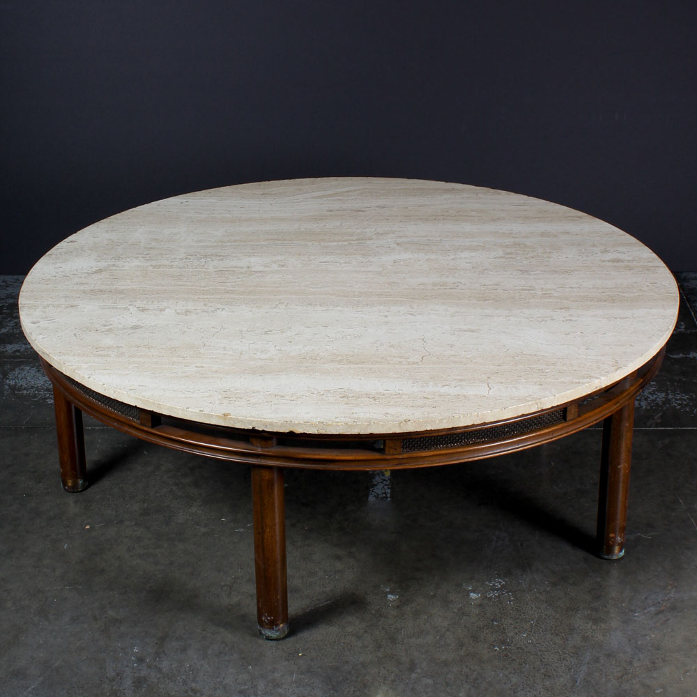 Marble Top Round Coffee Table