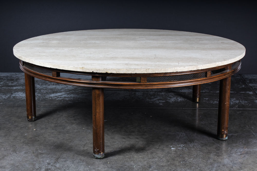 Marble Top Round Coffee Table