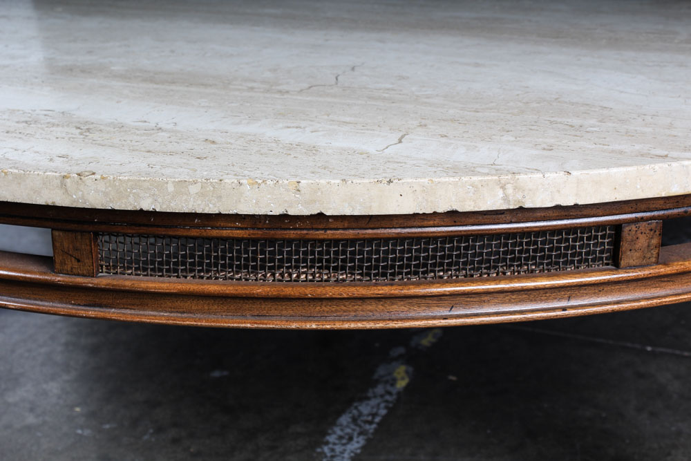 Marble Top Round Coffee Table