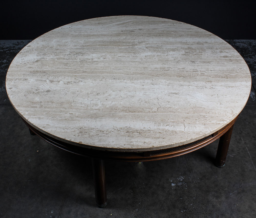 Marble Top Round Coffee Table