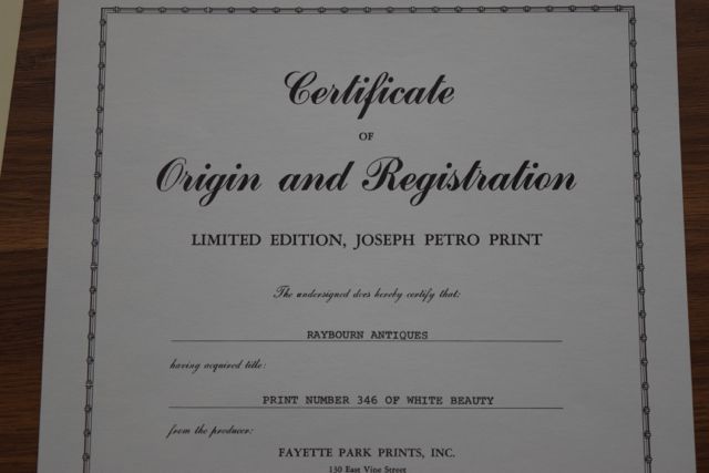 Signed, Limited Edition "White Beauty" and "Mont Blanc II" Lithographs After Joseph Petro