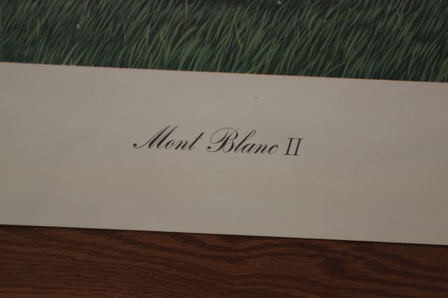 Signed, Limited Edition "White Beauty" and "Mont Blanc II" Lithographs After Joseph Petro