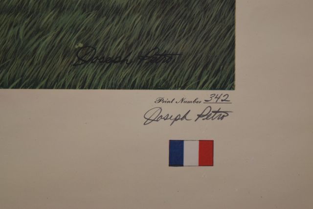 Signed, Limited Edition "White Beauty" and "Mont Blanc II" Lithographs After Joseph Petro