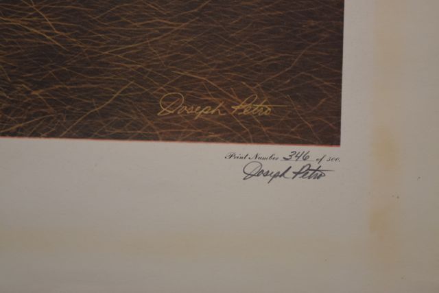 Signed, Limited Edition "White Beauty" and "Mont Blanc II" Lithographs After Joseph Petro