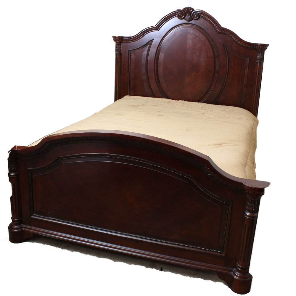 Queen Mahogany Bed