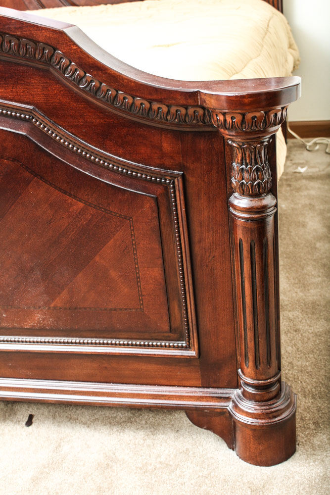 Queen Mahogany Bed