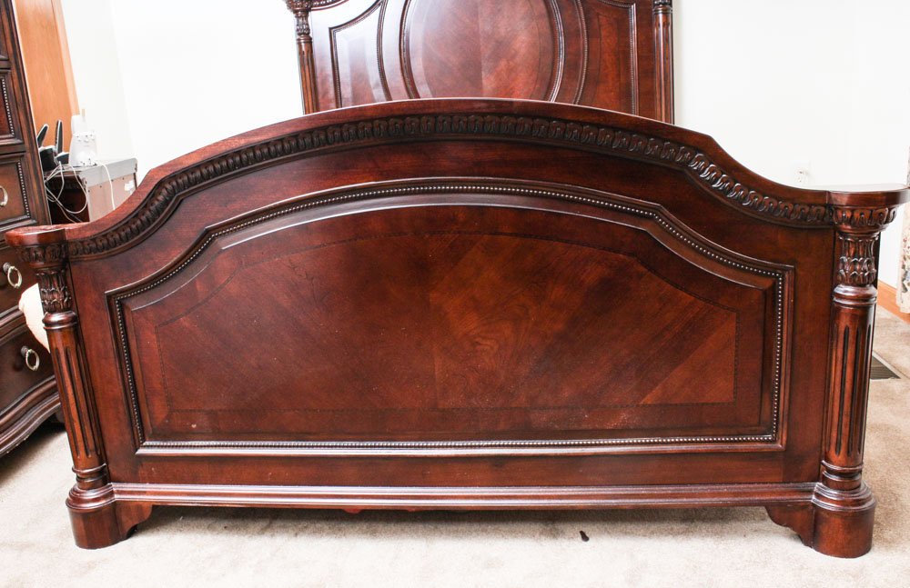 Queen Mahogany Bed