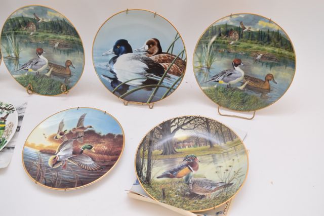 Knowle and Bradford Exchange Wedgwood Fowl Themed Collector Plates