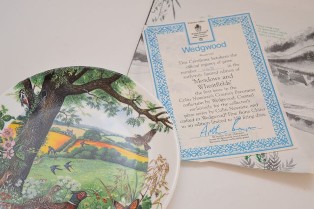 Knowle and Bradford Exchange Wedgwood Fowl Themed Collector Plates