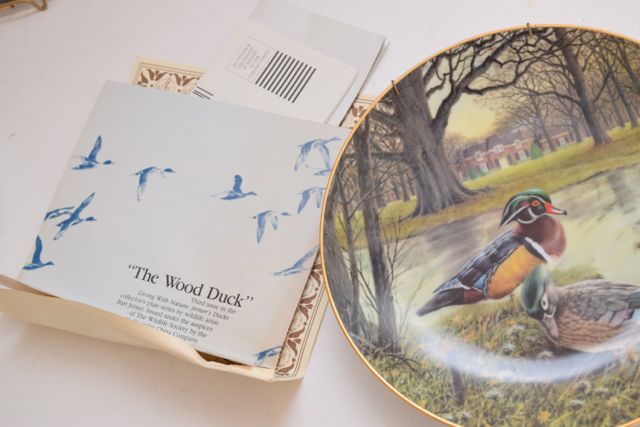 Knowle and Bradford Exchange Wedgwood Fowl Themed Collector Plates