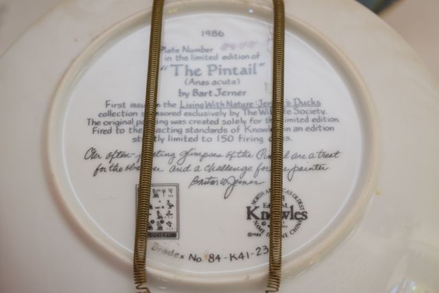 Knowle and Bradford Exchange Wedgwood Fowl Themed Collector Plates