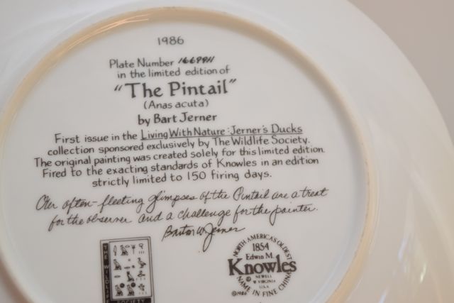 Knowle and Bradford Exchange Wedgwood Fowl Themed Collector Plates