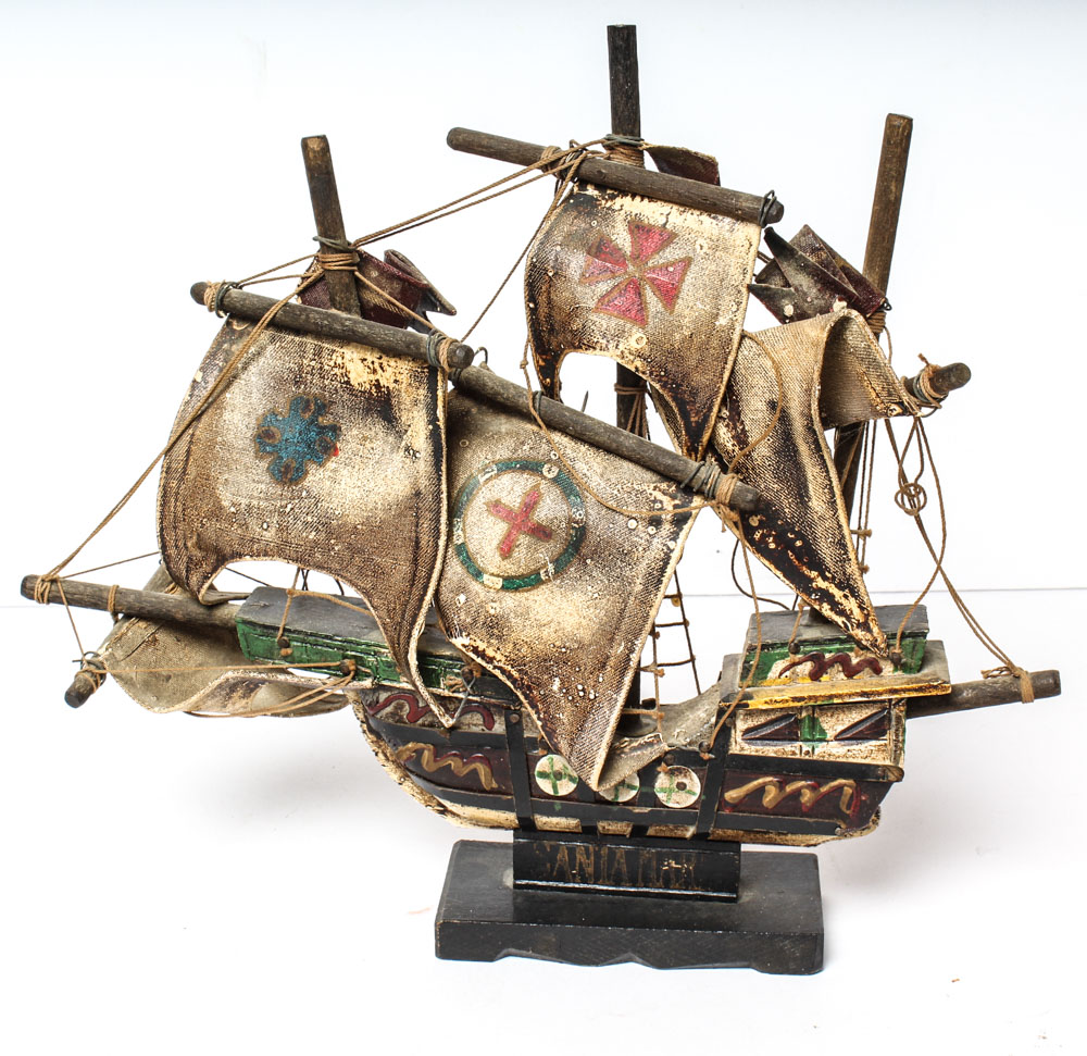 Niña, Pinta and Santa Maria Model Ships