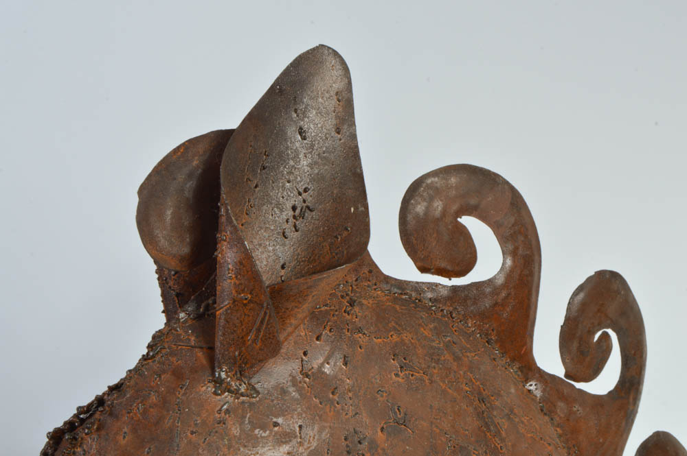 Metal Horse Head Sculpture