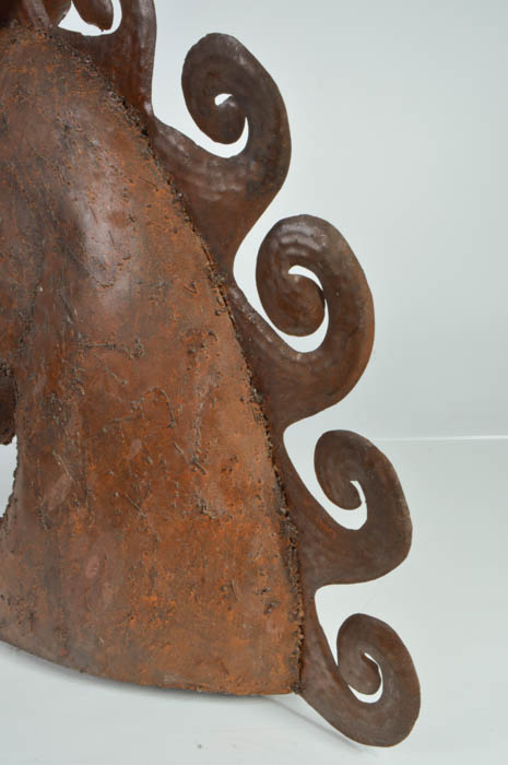 Metal Horse Head Sculpture