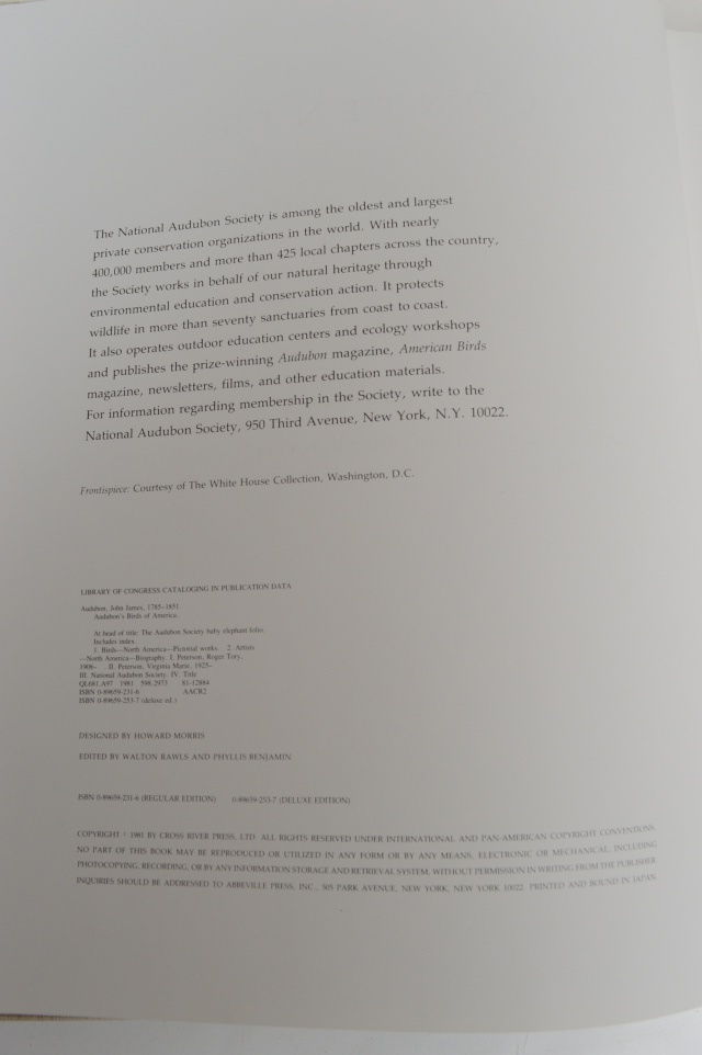 "Audubon's Birds Of America" 1981