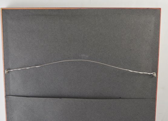 Tai Poon "Rooster" Original Watercolor on Silk and Carved Rooster