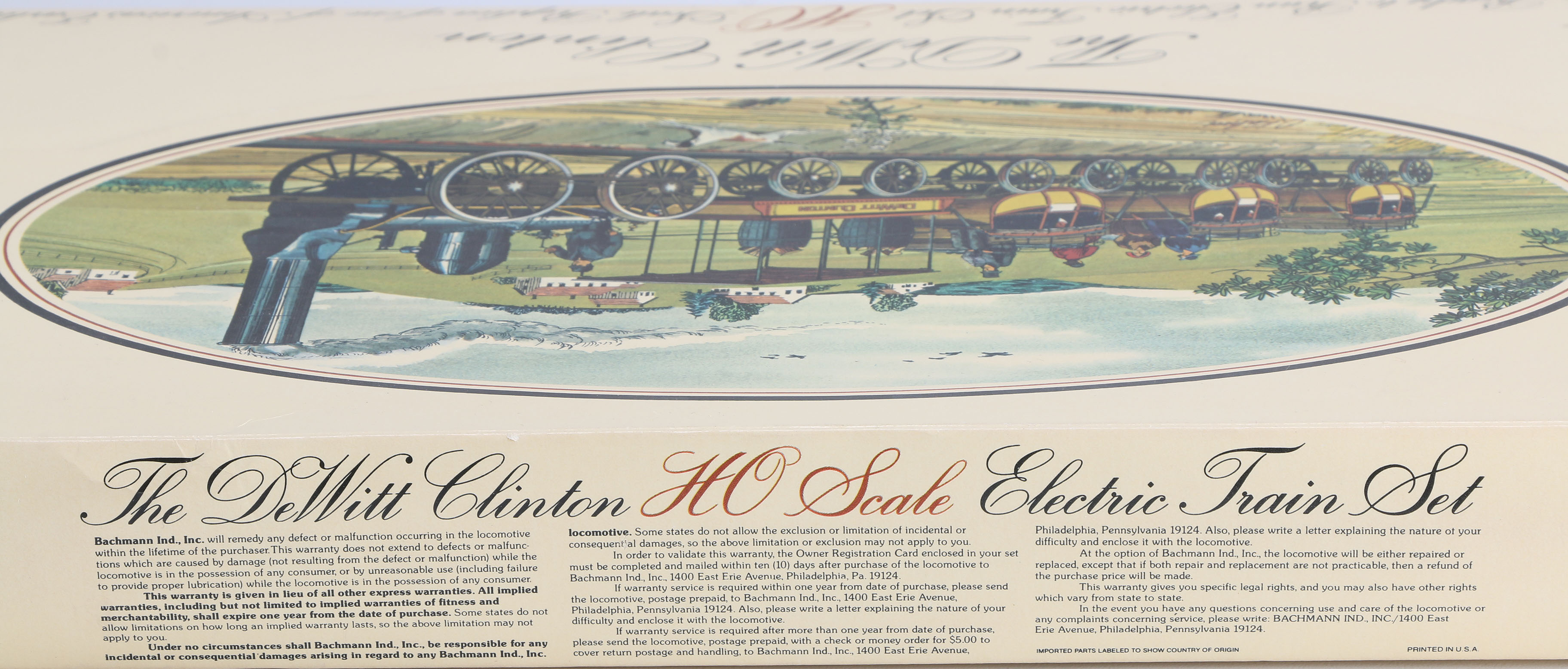 DeWitt Clinton HO Scale Electric Train Set Mint in Package