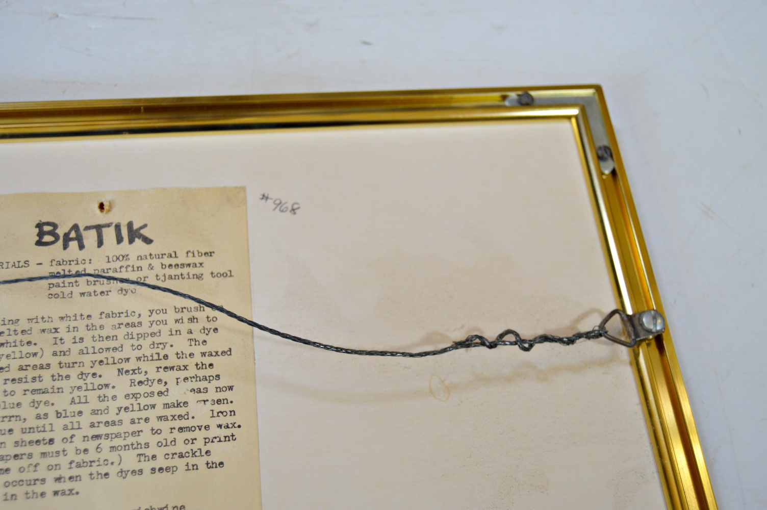 Original Signed Batik by Sharon Richwine