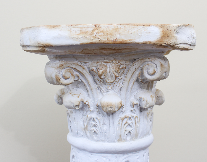 Corinthian Style Plaster Column Pedestal