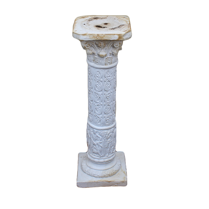 Corinthian Style Plaster Column Pedestal