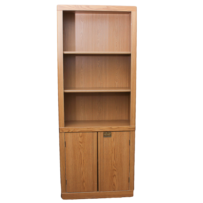 Wood Bookshelf and Cabinet