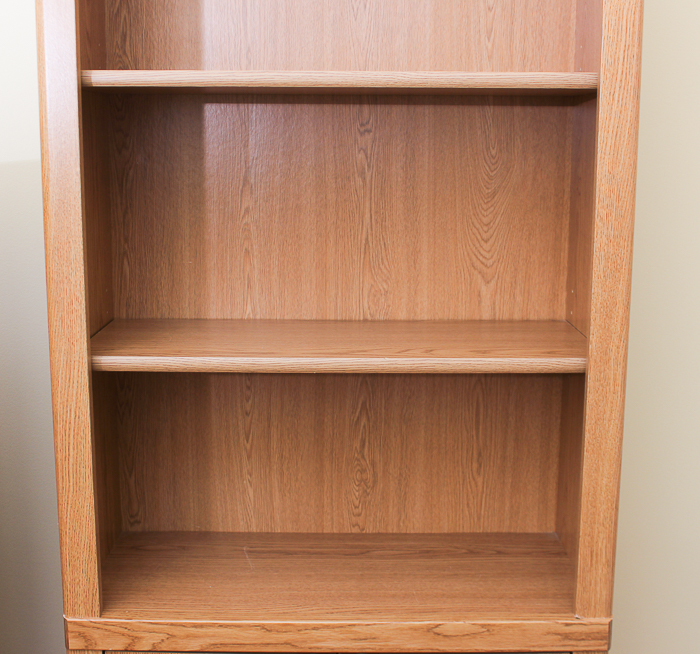 Wood Bookshelf and Cabinet