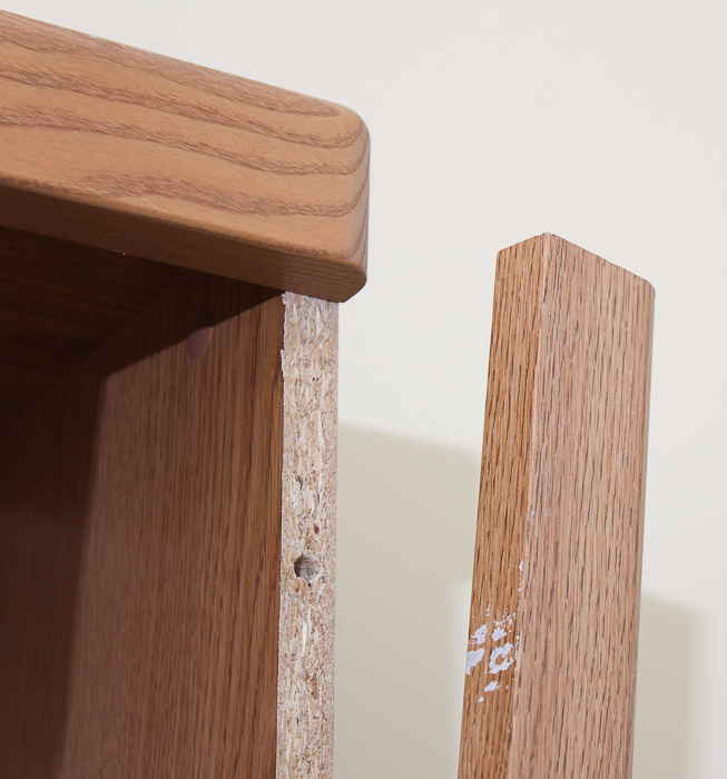 Wood Bookshelf and Cabinet