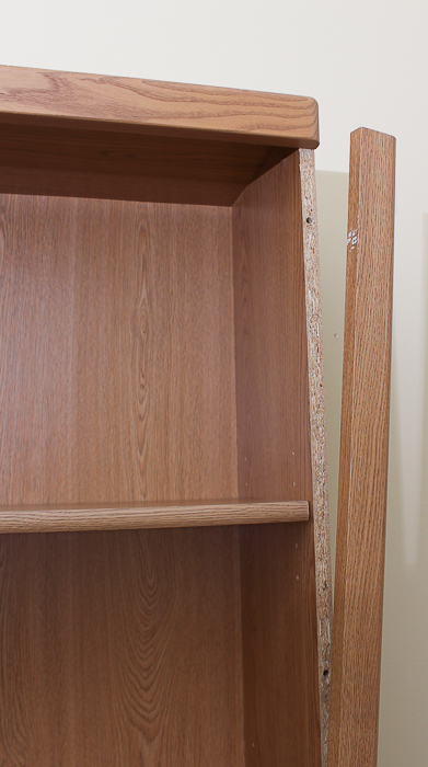 Wood Bookshelf and Cabinet