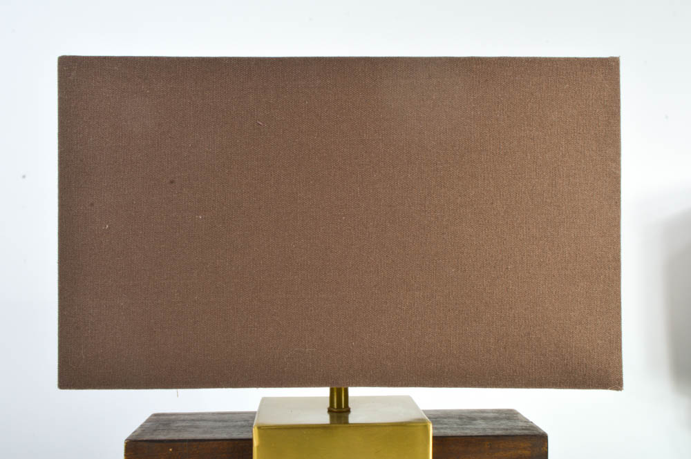 Pair of Modern Wood Lamps