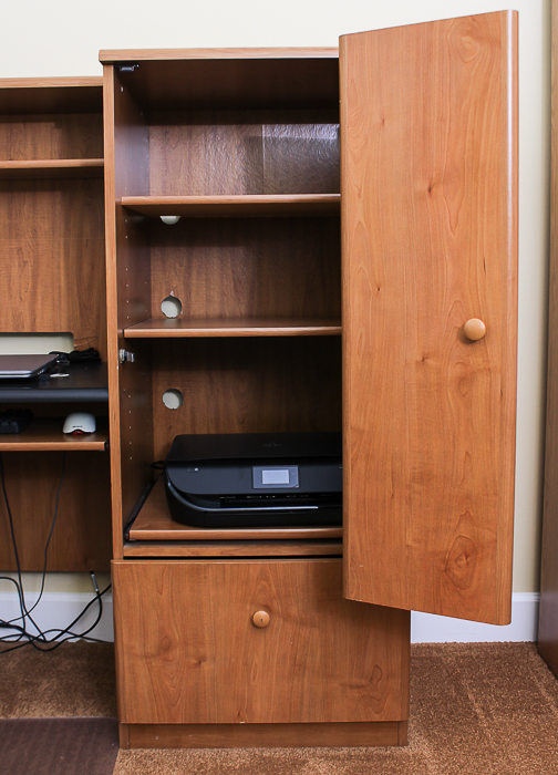 Wraparound Composite Wood Office Desk