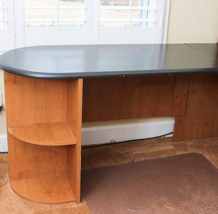 Wraparound Composite Wood Office Desk