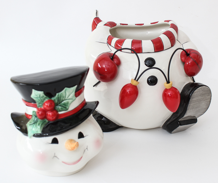 Pair of Snowman Figurines from Fitz and Floyd and Himark