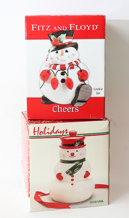 Pair of Snowman Figurines from Fitz and Floyd and Himark