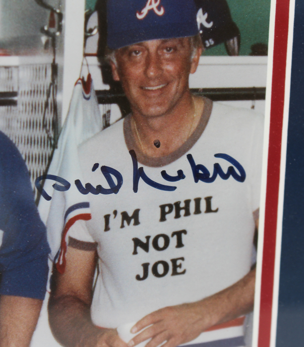 Signed Atlanta Braves Photograph