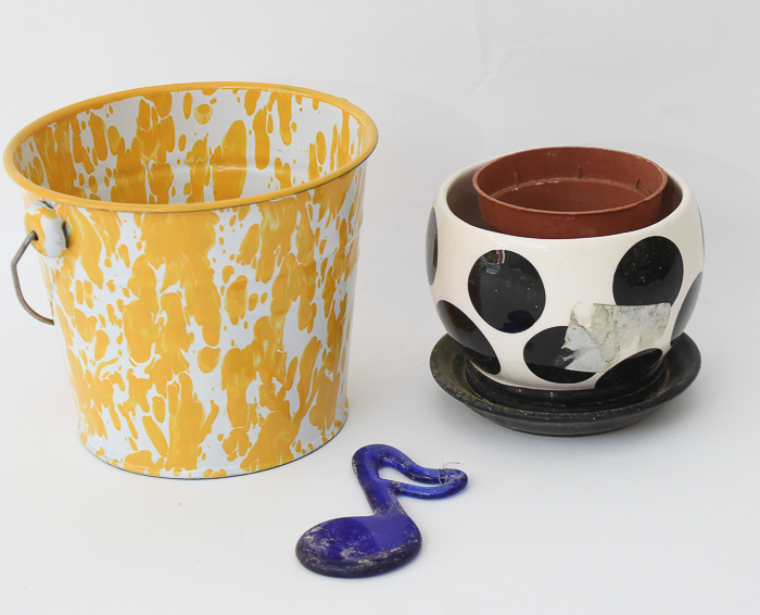 Assortment of Planters and Garden Figures