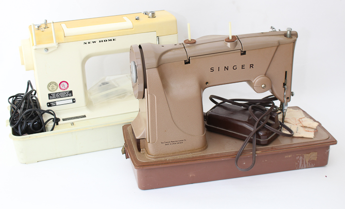 Pair of Vintage Sewing Machines