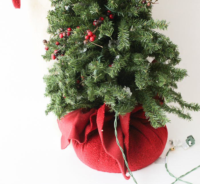 Polar Bear Hugging a Tree