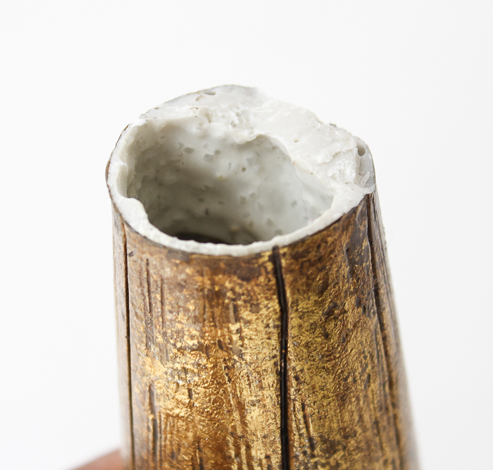 Collection of Gold Tone Candle Pedestals