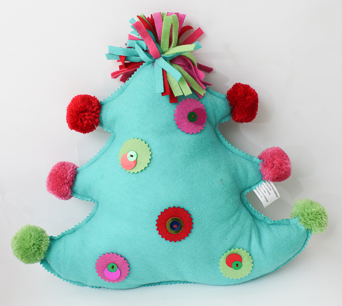 Assortment of Christmas Decorations and Pillows