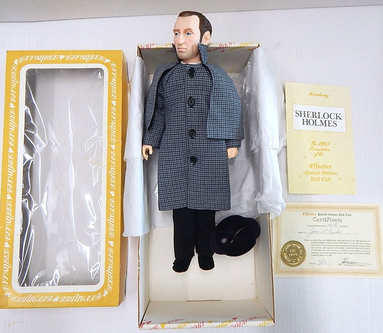 1983 Effanbee Sherlock Holmes Doll