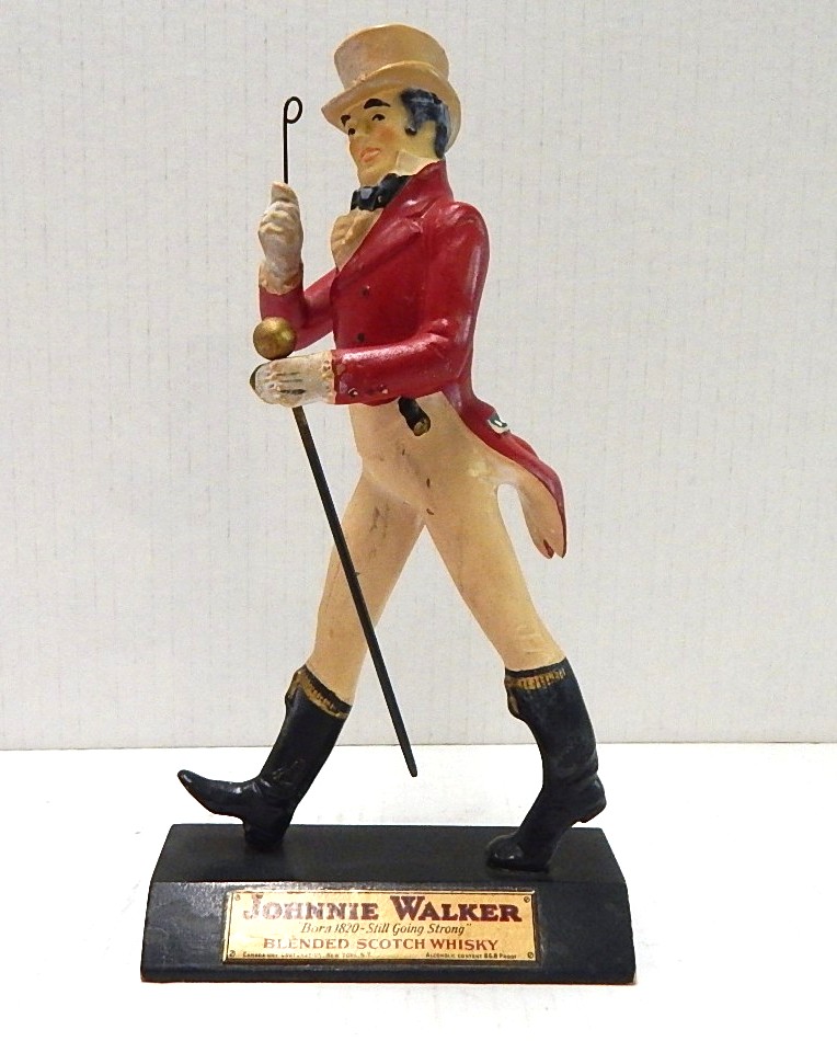 Johnnie Walker Statue Advertising Bar Sign