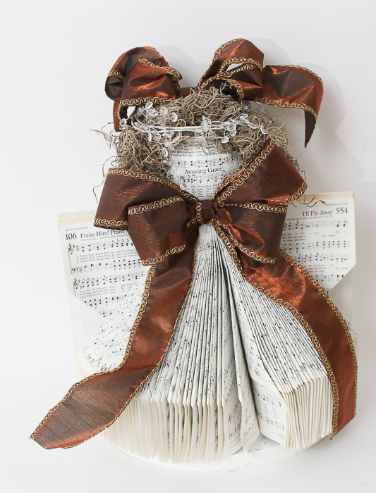 Assortment of Christmas Decorations and Planter