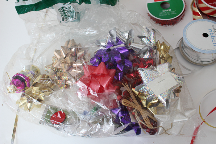 Collection of Christmas Gift Wrapping Supplies