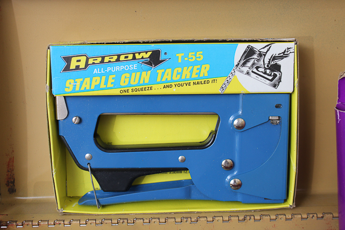 Assortment of Tools and Tool Box, Including a Vintage Craftsman Drill