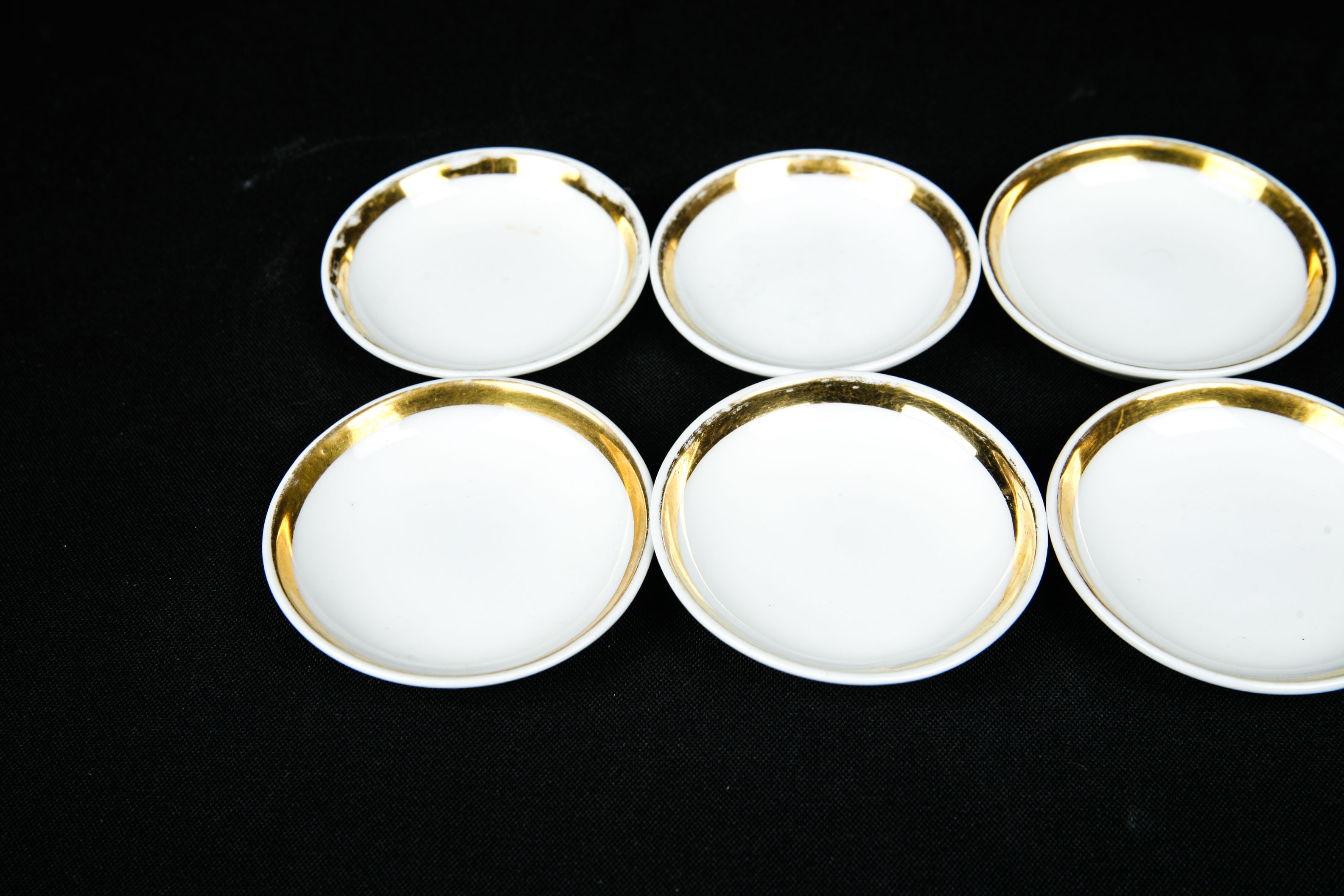 Vintage Haviland Limoges "Wedding Ring" China Salt Dips