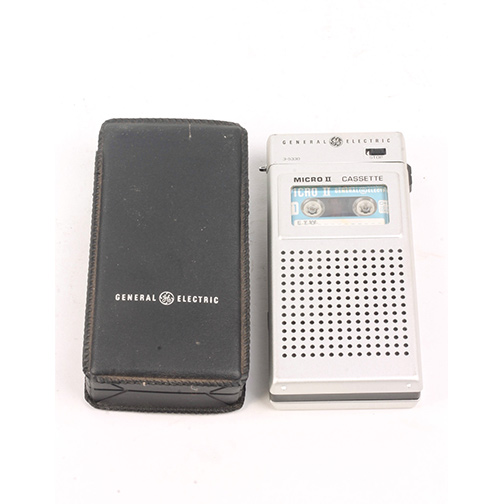 Vintage General Electric Micro II Cassette Recorder